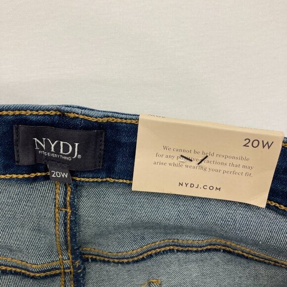 New NYDJ size 20W Alina Legging Stretch Skinny Jeans Stretch Comfy High Rise - Picture 3 of 12